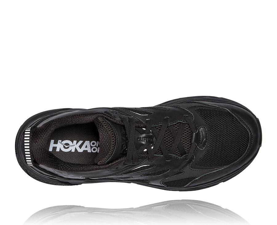 Hoka One One ランニングシューズ レディース 黒 - クリフトン L - IG9213046